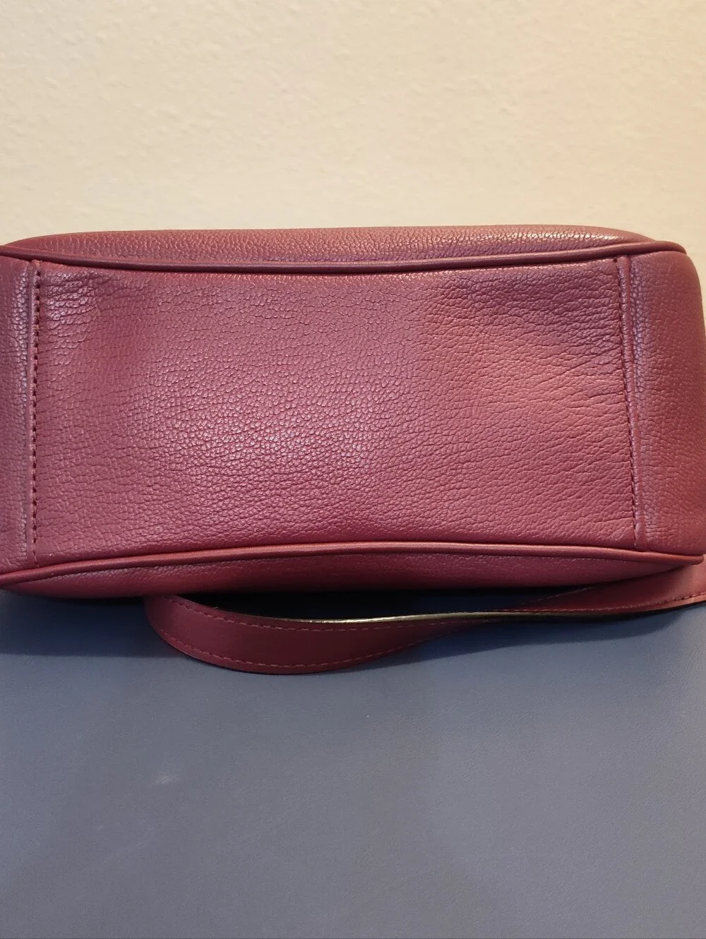 Kate Spade Robinson Lane Burgundy Cherrywood Crossbody Leather Bag Fall Holiday